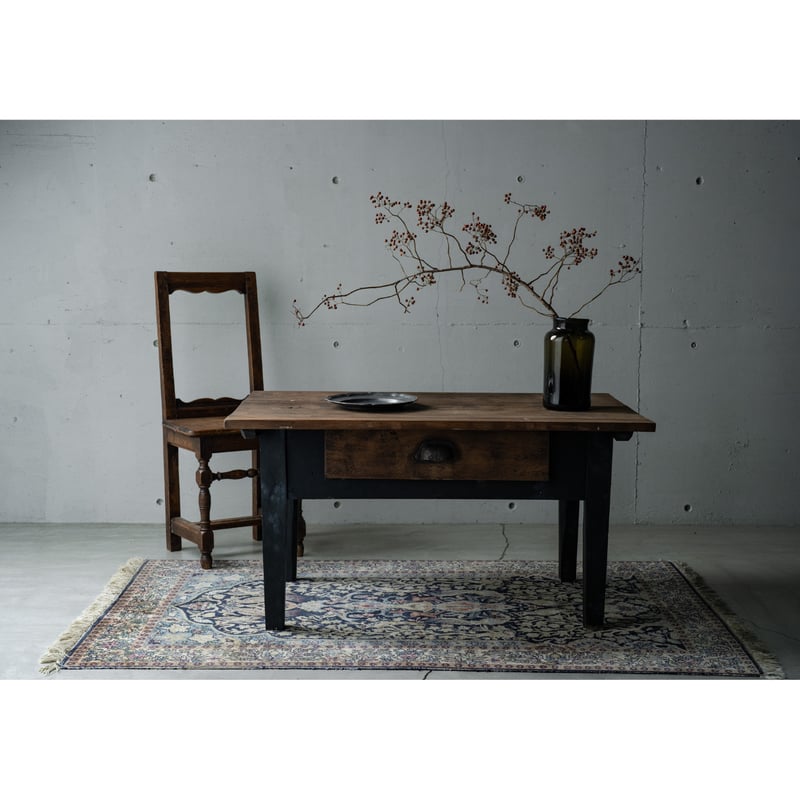 フランスアンティーク・ローテーブルNoir | BOLT antique &brocante＋...