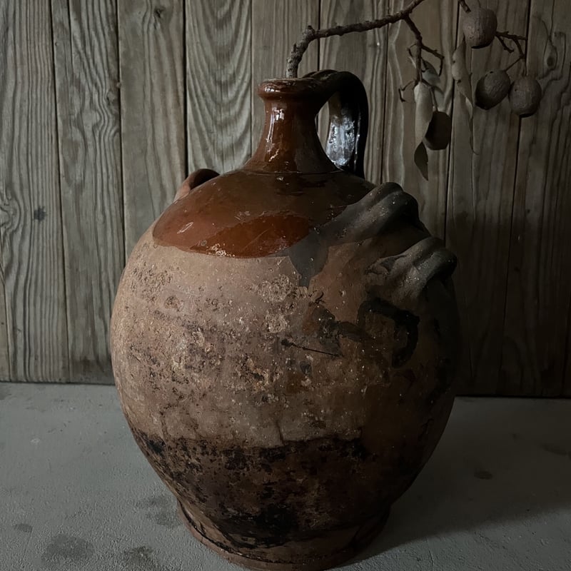 南仏窯の保存用壺・19世紀初頭France/H34cm | BOLT antique &bro