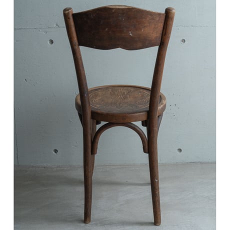 ：THONET トーネット：エンボス・アールヌーボー・ベントウッドチェアー