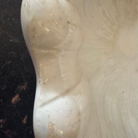 グリニー窯（GRIGNY）輪花サラディエΦ 31cm / Terre de Feu