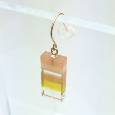 bisoa  縞々PIERCE ORANGE  / 0.5PAIR