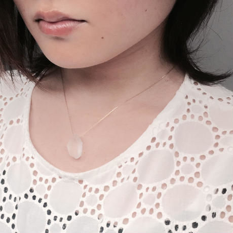 bisoa  KACHIWARI  NECKLACE  white