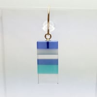 bisoa 縞々PIERCE  BLUE  / 0.5PAIR
