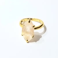 bisoa MARQUIS RING rose quartz