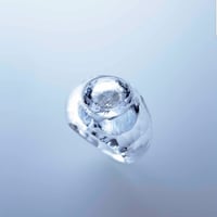118 Crystal Dome  Ring  (diamond)
