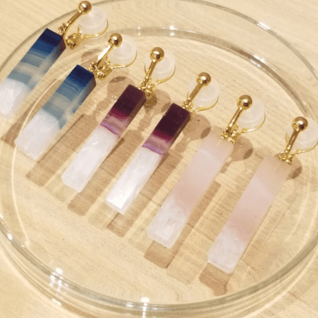 bisoa Stone Layer Earring / 1PAIR