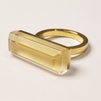 118 Matte&Clear Ring Rectangle