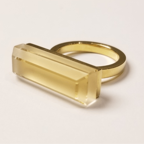 118 Matte&Clear Ring Rectangle