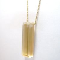 118 Matte&Clear Necklace   Rectangle