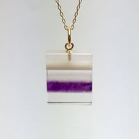 bisoa 縞々NECKLACE PURPLE