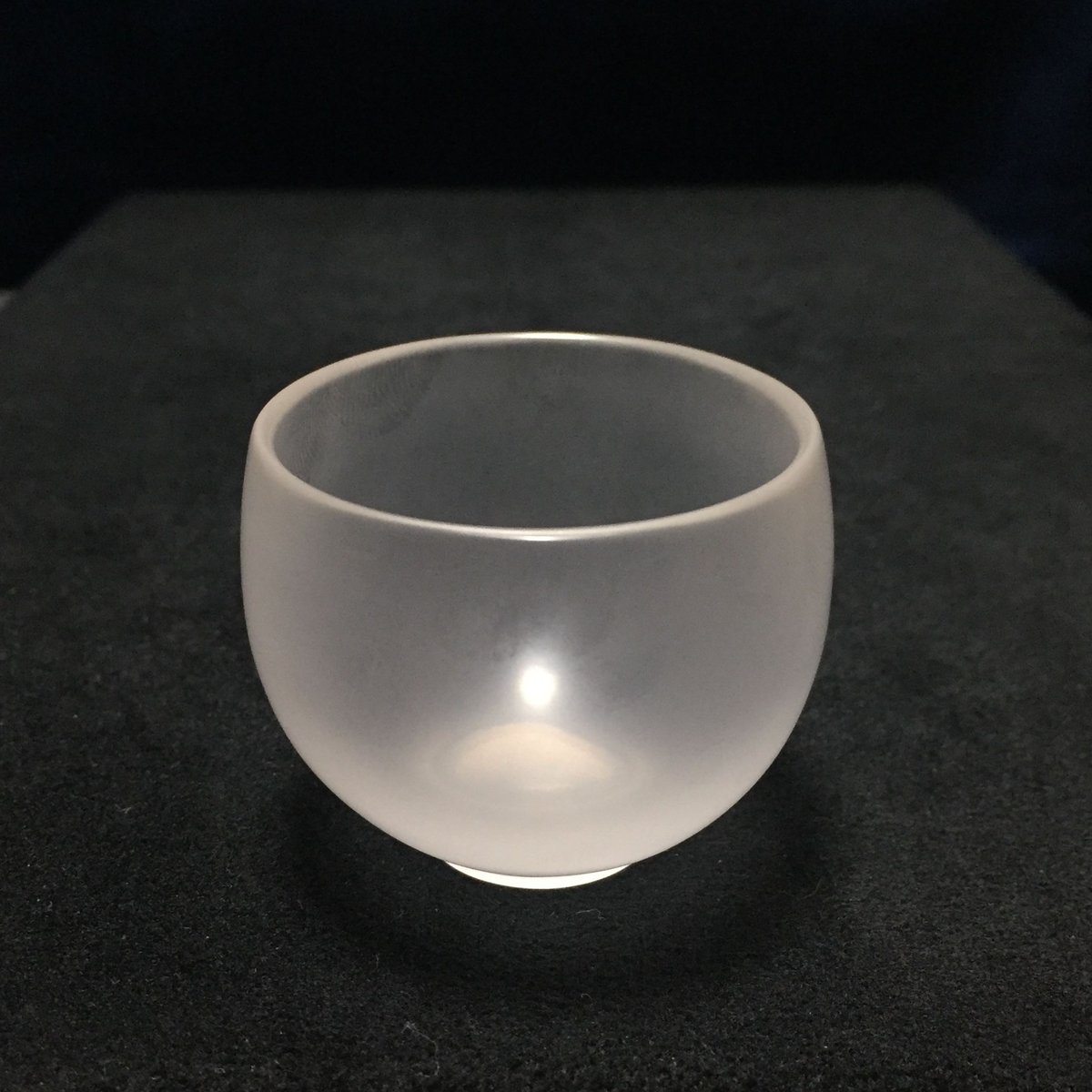 天然本水晶お猪口 盃 水晶盃 39mm 水晶ぐい呑み