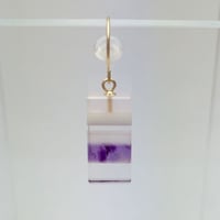 bisoa 縞々PIERCE PURPLE  / 0.5PAIR