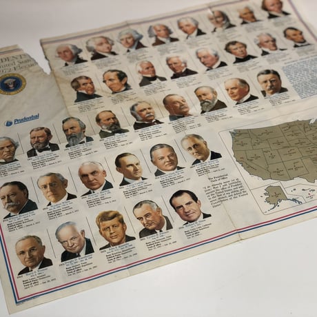 National Geographic社［アメリカ合衆国大統領一覧1972年製］