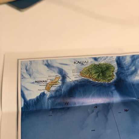 National Geographic社地形図［HAWAII 1995年製］
