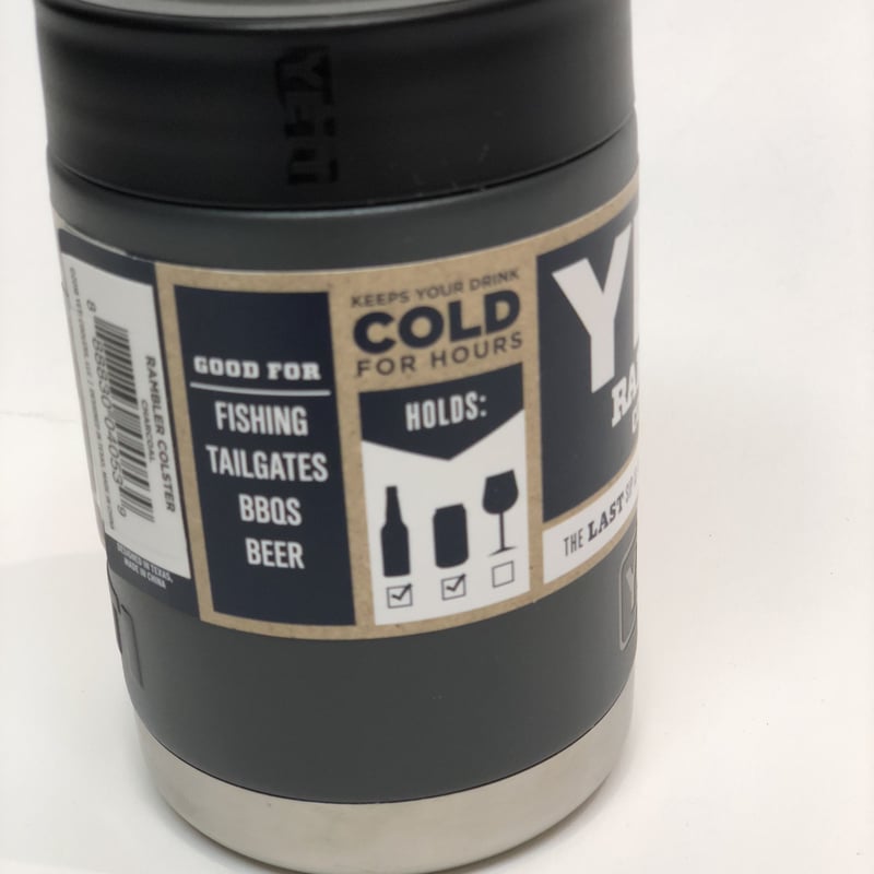 YETI RAMBLER COLSTER（ブラック） | TokuHappyMondayWorks