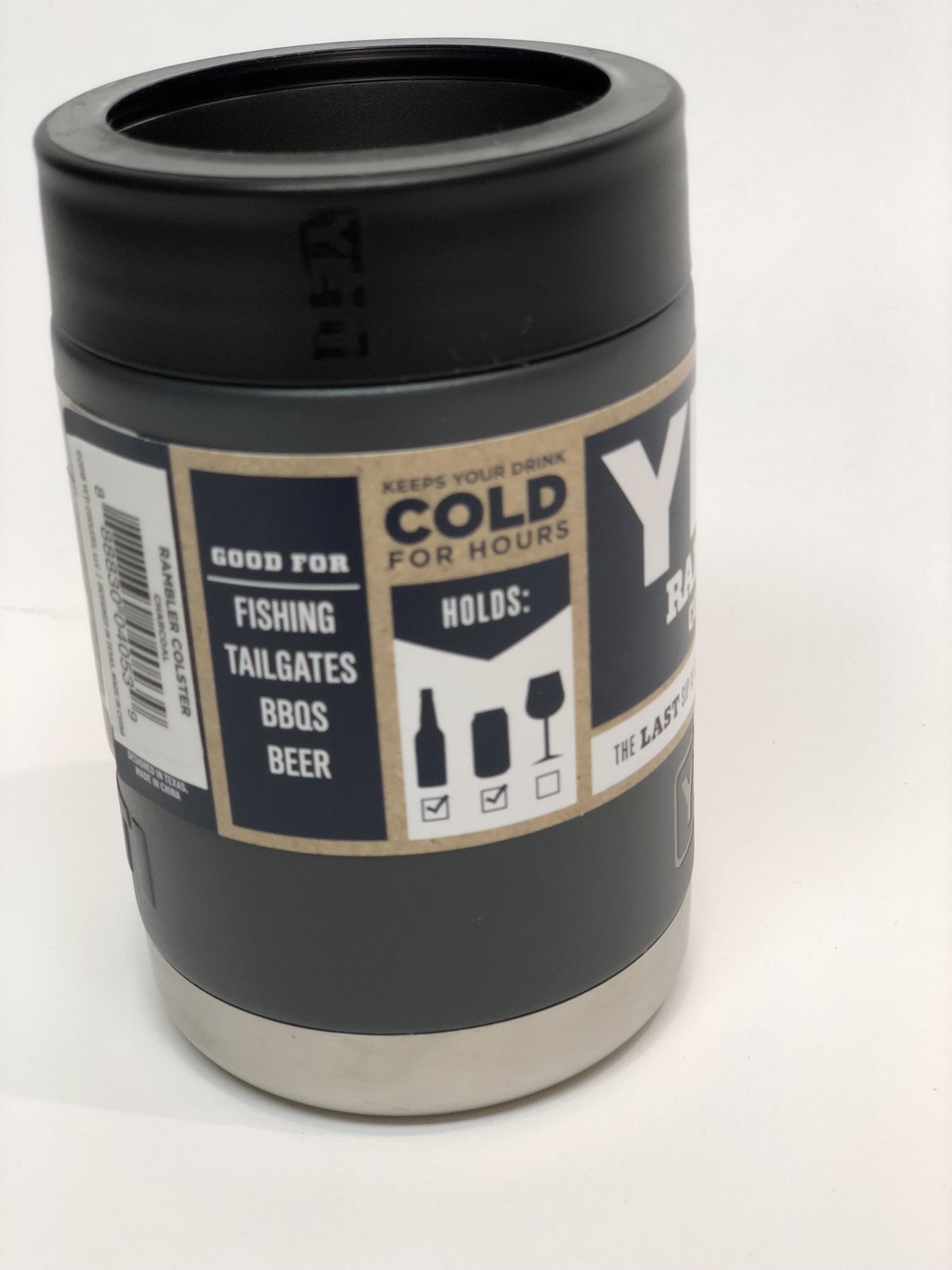 YETI RAMBLER COLSTER（ブラック） | TokuHappyMondayWorks