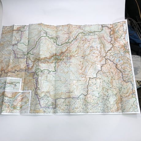 National Geographic社 地形図［Yosemite］新品
