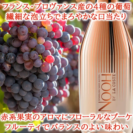 誕生日 御祝 記念日 ノンアル スパークリング ワイン おしゃれ ギフト フランス プロヴァンス オーガニック ロゼ ブリュット 当日出荷 プレミアム 減圧蒸留 750ml プレゼント