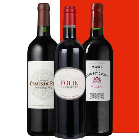 《お祝いギフト》【ワインセット】フランス ボルドー産の高級赤ワイン3本セット