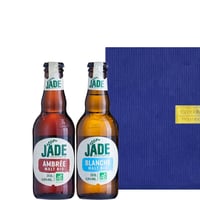 夏ギフト フランスビール 飲み比べ セット ギフト オーガニック ビオ クラフトビール アンバー ブランシェ 250ml 2本 ギフト箱 御祝 記念日 リボン付き メッセージカード付き 送料無料