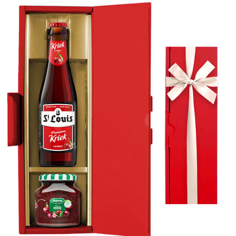 ビール スイーツ セット ギフト べルギー クラフトビール フルーツビール ランビック ワイルドエール 250ml コンポート チェリー ジャム ギフト箱付 送料無料