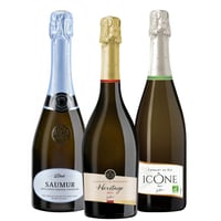 【お得なワインセット】スパークリングワイン 3本セット フランス ジャイアンス ワイン飲み比べ ホームパーティー 750ml×3 簡易包装