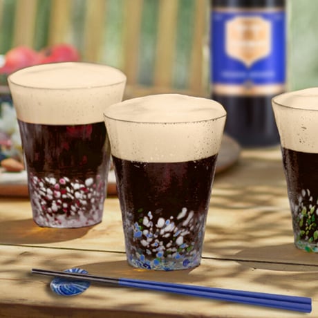 夏ギフト ビール お箸 箸置き ギフトセット ベルギー クラフトビール「シメイ ブルー グランドレザーブ」750ml 日本製お箸 ギフト箱 リボン メッセージカード付き