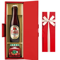 ビール スイーツ ギフト セット ベルギー フルーツビール イチゴ コンポート ジャム 苺 ストロベリー ギフト箱 メッセージカード付 誕生日 記念日 送料無料