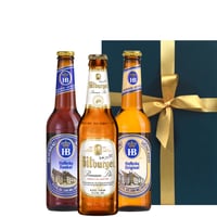 父の日 御祝 ビール 詰め合わせ ギフト 有名 ホフブロイ ドイツビール 330ml 3本 プレゼント 海外ビール 輸入ビール ギフト箱 リボン付き メッセージカード付き