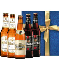 父の日 こだわりビールギフト ドイツ・ベルギーのクラフトビール330ml×5本 詰め合わせ ラッピング付き 贈り物 お礼 御祝 ギフト箱 送料無料 誕生日