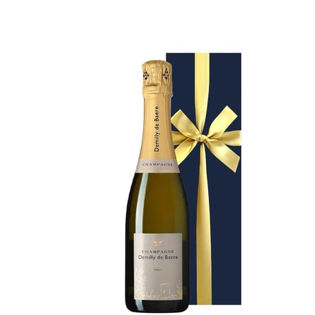 《お祝いギフト》【シャンパンギフト】フランス シャンパン『デミリー・ド・ベーレ』「キュヴェ・オー・ブリュット」辛口 375ml