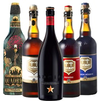 お中元 ビール ヨーロッパ プレミアム クラフトビール 自宅用 贈り物 ５本 セット 750ml ベルギー ドイツ スペイン 飲み比べ シメイ クアドリガ イネディット トラピストビール パーティー