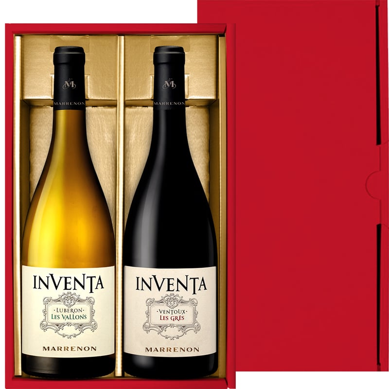 ワインセット 紅白ワイン 飲み比べ 南フランス ローヌ リュベロン