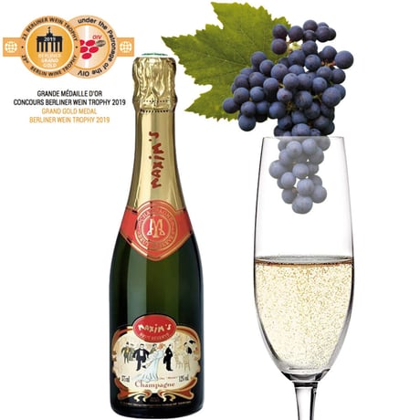 誕生日 記念日 バラ【シャンパンとハンカチのギフト】フランス「マキシム・ド・パリ・ブリュット」辛口 375ml ハーフボトル タオルハンカチ 誕生日 女性