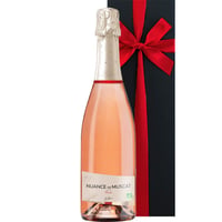 ロゼワイン ロゼスパークリングワイン フランス ジャイアンス 「ニュアンス・ド・ミュスカ」750ml 低アルコール オーガニック ギフト箱 リボン付き メッセージカード付き 送料無料