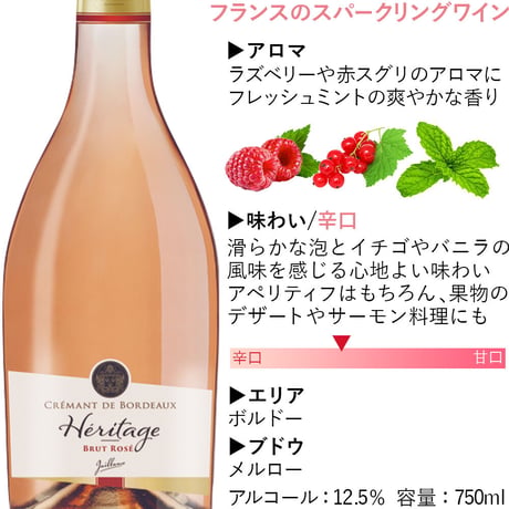 誕生日 御祝 シャンパン製法 スパークリングワイン2本セットフランス ジャイアンス 「クレマン・ド・ボルドー」 白 ロゼ 辛口 750ml  お祝い お礼 内祝い