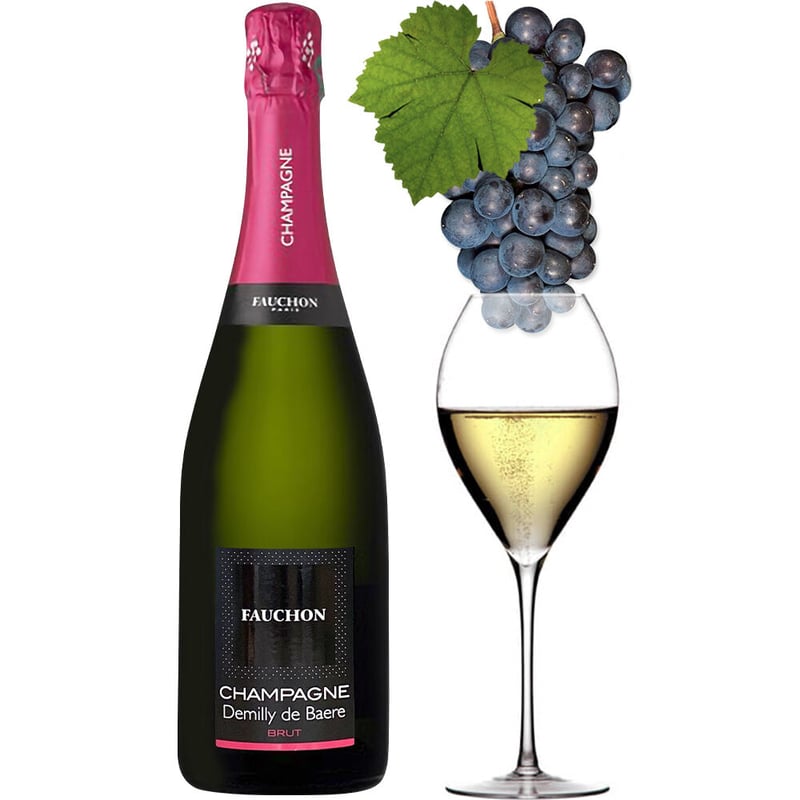 シャンパンギフト】 フランスのシャンパン 白 デミリー・ド・ベール