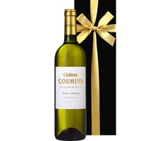 御祝 誕生日【ワイン ギフト】フランス 白ワイン「シャトー・クーアン・ブラン」 2014年 辛口 1本 750ml ボルドー ペサック・レオニャン  クリュ・クラッセ