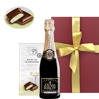 誕生日 お祝い プレゼント シャンパンとスイーツのギフト フランスのシャンパン「ブリュット・レザーブ 」375ml＆ドイツのシャンパンチョコレート