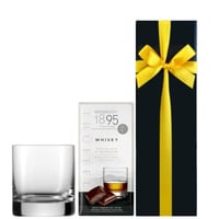 お祝い 【グラスとスイーツのギフト】ドイツ「ツヴィーゼル社」ウィスキーグラスと「ヴァインリッヒ」ウィスキー風味チョコレート ロックグラス マイグラス