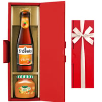 ビール スイーツ ギフトセット ベルギー フルーツビール クラフトビール ランビック ワイルドエール 250ml フランス コンポート アプリコット ジャム ギフト箱付 プレゼント 誕生日 送料無料