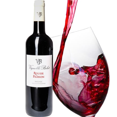 誕生日 御祝 還暦祝い 赤ワイン ギフト フランス ラングドック・ルーション AOCサン・シニアン 辛口 750ml ドメーヌ・ベロ「ルージュ・パッション」シラー メルロー グルナッシュ