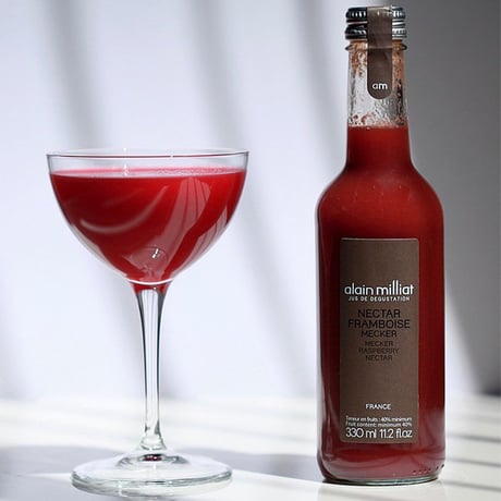 父の日 黄色 お花《お花のギフト》【ジュースとお花】フランス『アラン・ミリア』ラズベリージュース 330ml＆イエロープリザーブドフラワー ギフト箱 リボン付き メッセージカード付き 送料無料