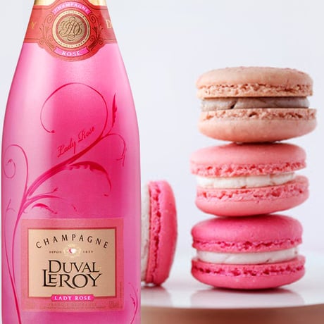 【シャンパンギフト】 デゥヴァル・ルロワ「レディ・ロゼ・セック 」ロゼシャンパン やや辛口 750ml 結婚祝い 誕生日 お祝い