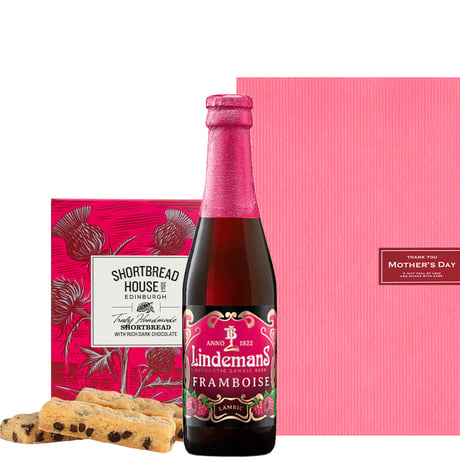 誕生日 ギフト ビール スイーツ セットギフト ベルギー フルーツビール ランビック ラズベリー 250ml イギリス ショートブレッド クッキー チョコレート プレゼント 送料無料
