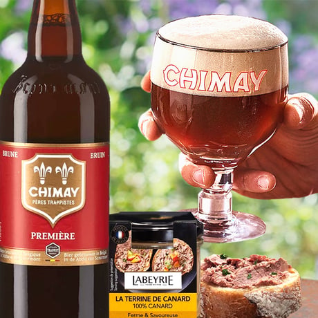 記念日 グルメ おつまみ セット ビールと鴨のテリーヌ ベルギービール シメイ レッド トラピストビール 「シメイ・レッド」750mlと「鴨肉と鴨レバーのテリーヌ」
