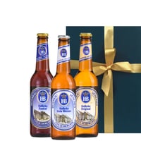 父の日  御祝 ビールギフト ドイツビール 飲み比べ 330ml 3本 詰め合わせ ギフトセット ギフト箱 リボン付き メッセージカード付き 地ビール 海外ビール 誕生日