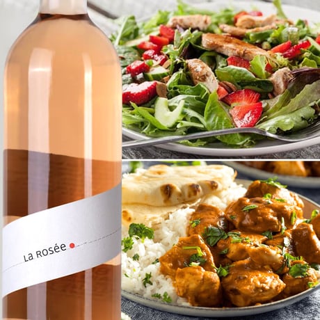 お祝い 誕生日 ピンク ワイン ロゼ ギフト フランス コート・デュ・ローヌ オーガニック ロゼワイン 辛口 750ml ギフト箱 リボン付き メッセージカード