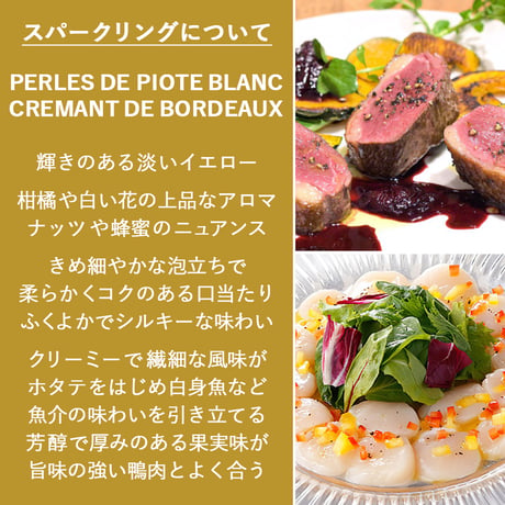 ワイン ギフト スパークリング  クレマン・ド・ボルドー スパークリングワイン ギフト フランス シャトー・ド・ピオット 白 辛口 750ml 上質 贈答 お中元 内祝い 誕生日 結婚祝い 記念日