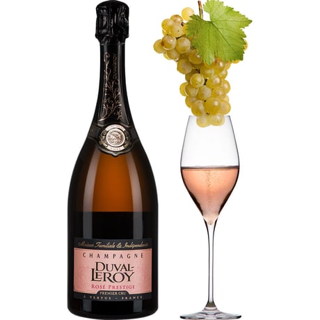 《お祝いギフト》高級 フランス ロゼ シャンパン「デュヴァル・ルロワ」750ml 辛口 ギフト箱 リボン付き メッセージカード 送料無料